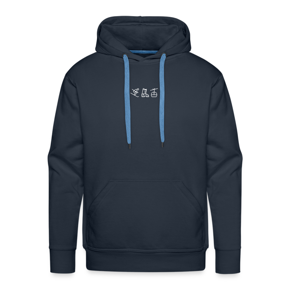 Nothing beats skiing 2 Hoodie - Navy