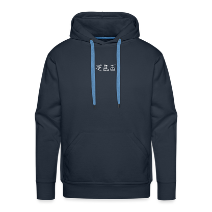 Nothing beats skiing 2 Hoodie - Navy