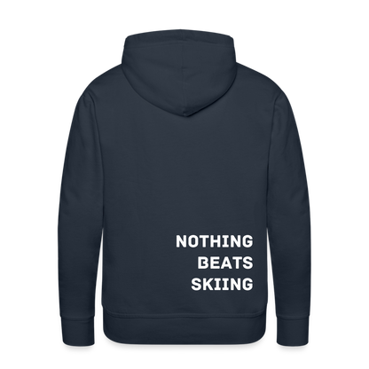 Nothing beats skiing 2 Hoodie - Navy