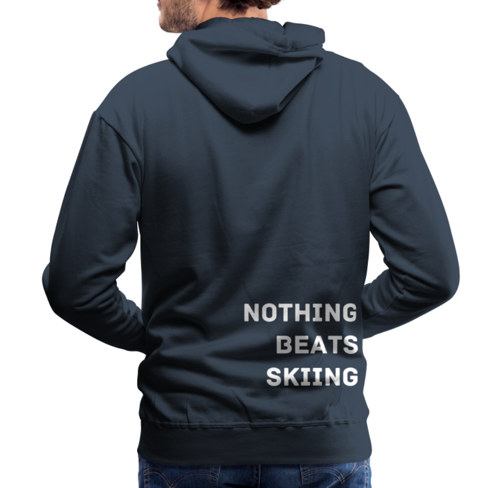 Nothing beats skiing 2 Hoodie - Navy