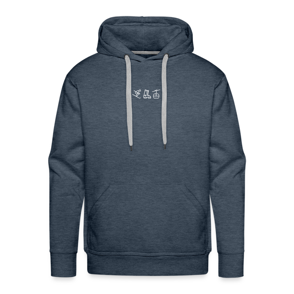 Nothing beats skiing 2 Hoodie - Jeansblau