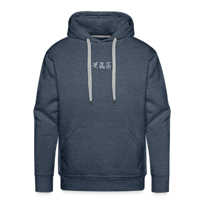 Nothing beats skiing 2 Hoodie - Jeansblau