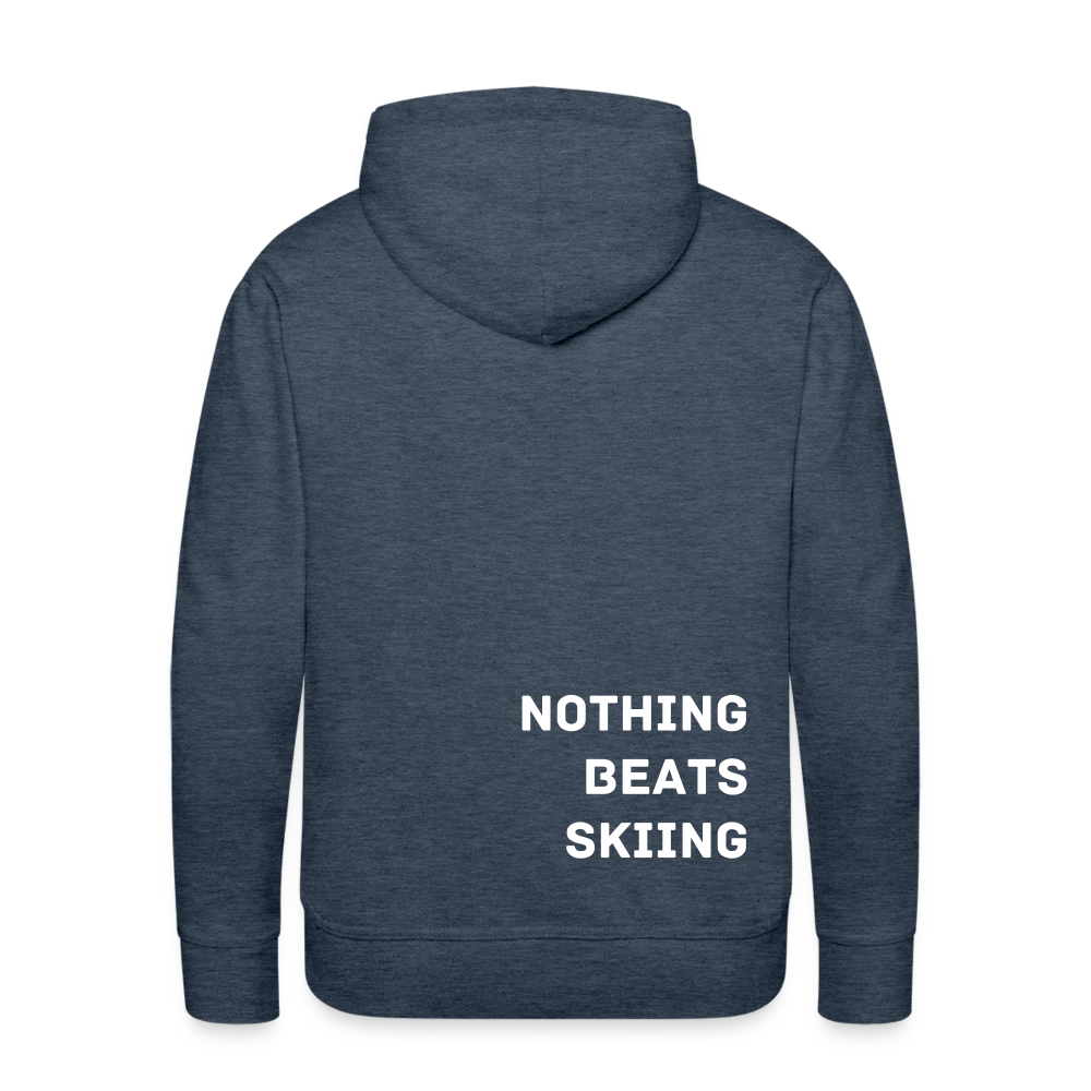 Nothing beats skiing 2 Hoodie - Jeansblau