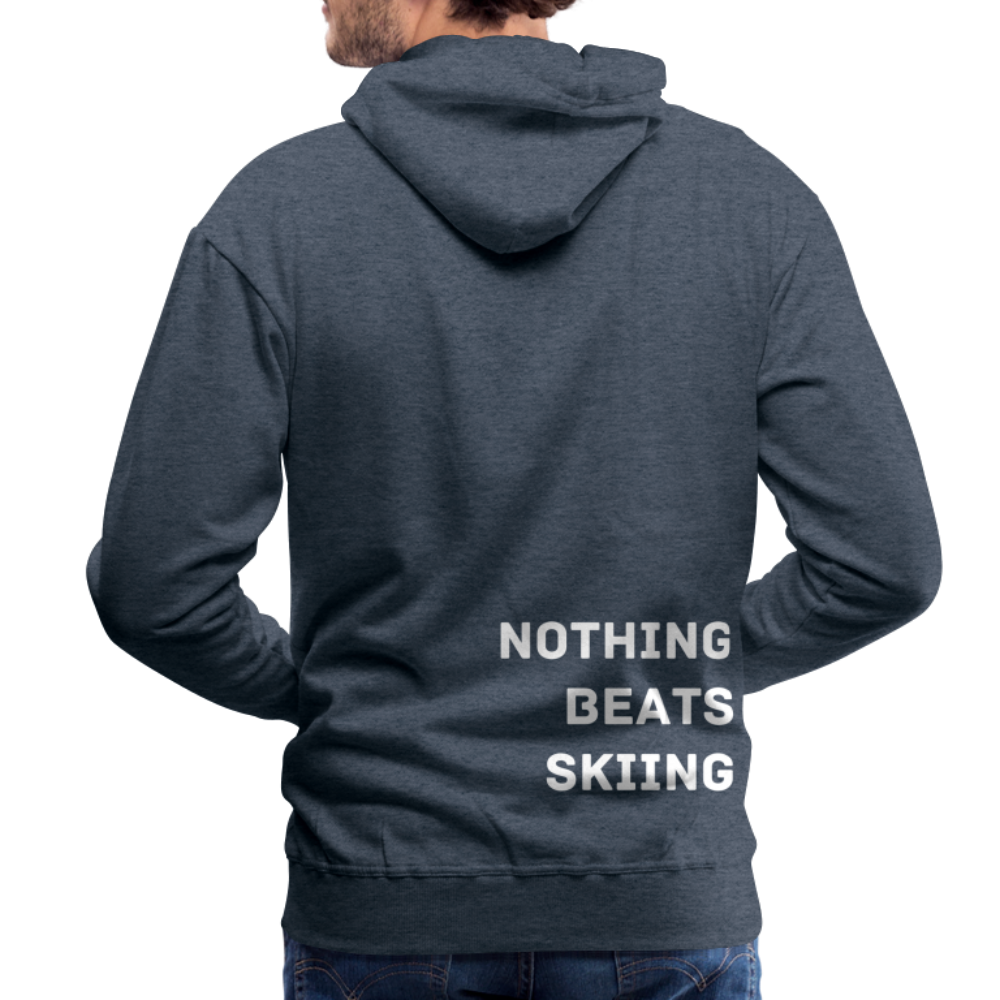 Nothing beats skiing 2 Hoodie - Jeansblau