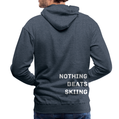 Nothing beats skiing 2 Hoodie - Jeansblau