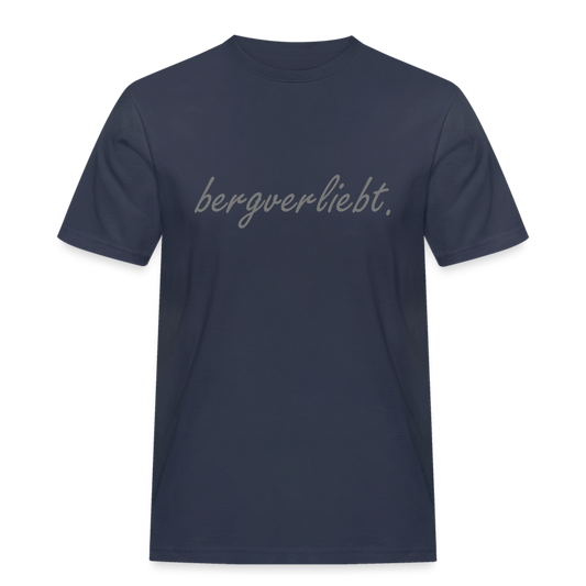 bergverliebt. T-Shirt - Navy