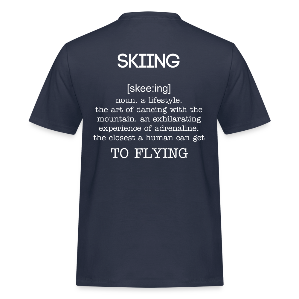 Skiing T-Shirt - Navy