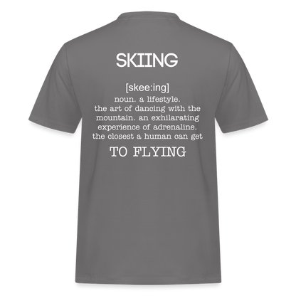 Skiing T-Shirt - Grau