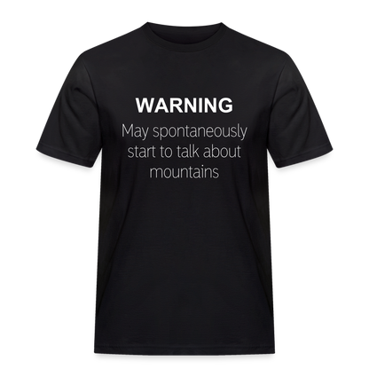 Talk about mountains T-Shirt - Schwarz