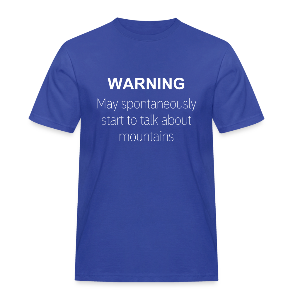 Talk about mountains T-Shirt - Royalblau