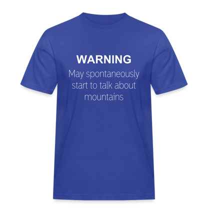 Talk about mountains T-Shirt - Royalblau
