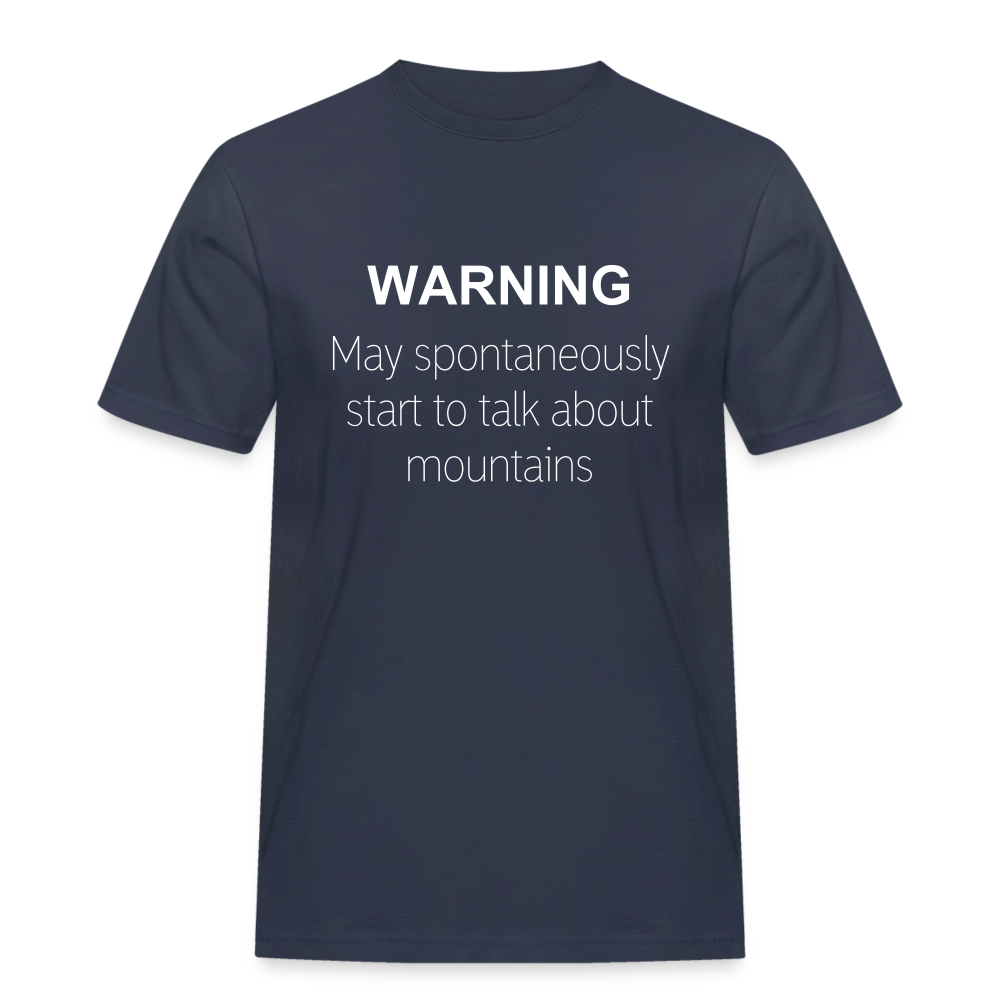 Talk about mountains T-Shirt - Navy
