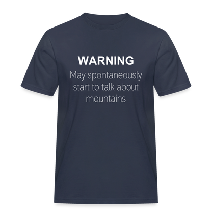 Talk about mountains T-Shirt - Navy