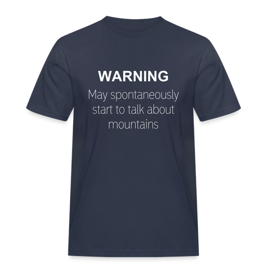 Talk about mountains T-Shirt - Navy