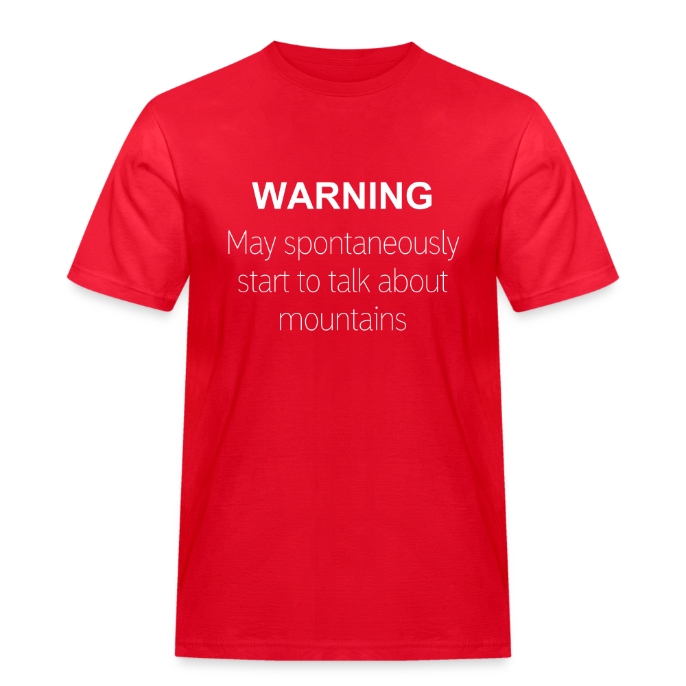 Talk about mountains T-Shirt - Rot