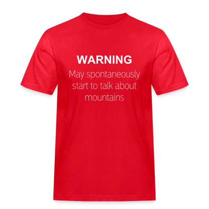 Talk about mountains T-Shirt - Rot