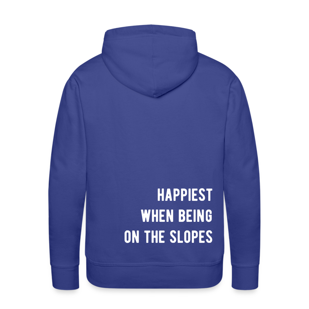 Happiest on the slopes Hoodie - Königsblau