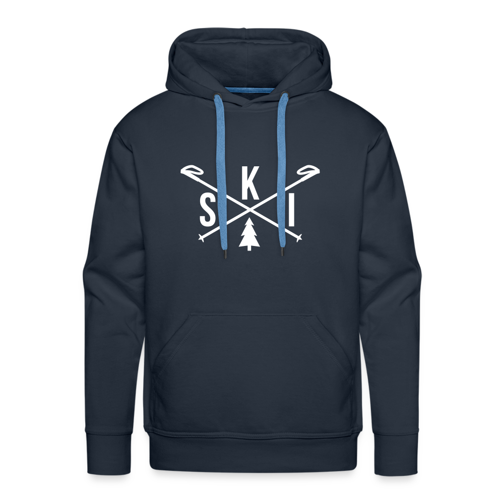 Happiest on the slopes Hoodie - Navy