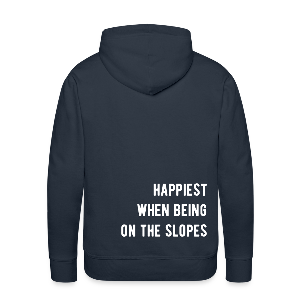 Happiest on the slopes Hoodie - Navy
