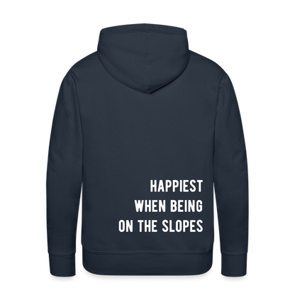 Happiest on the slopes Hoodie - Navy