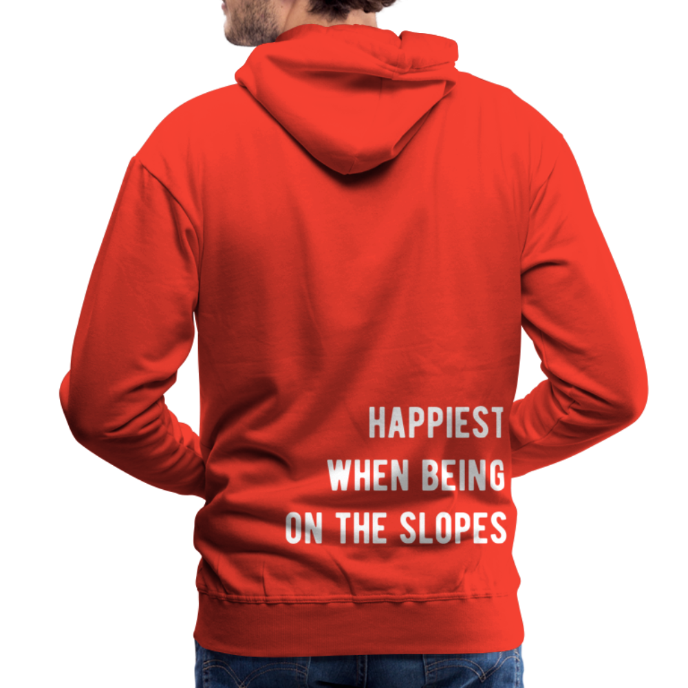 Happiest on the slopes Hoodie - Rot