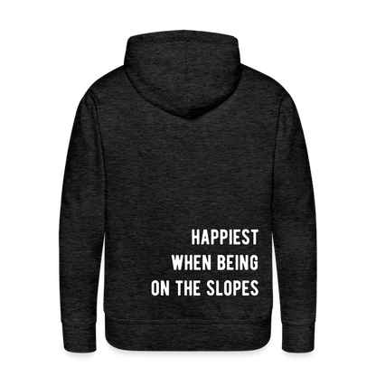 Happiest on the slopes Hoodie - Anthrazit