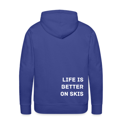 Life is better on skis 2 Hoodie - Königsblau