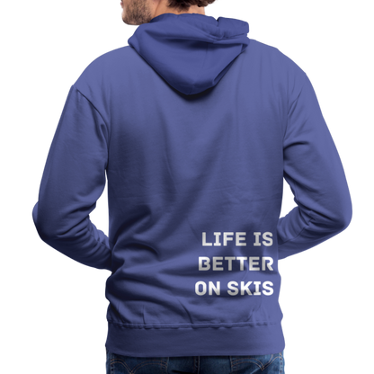 Life is better on skis 2 Hoodie - Königsblau