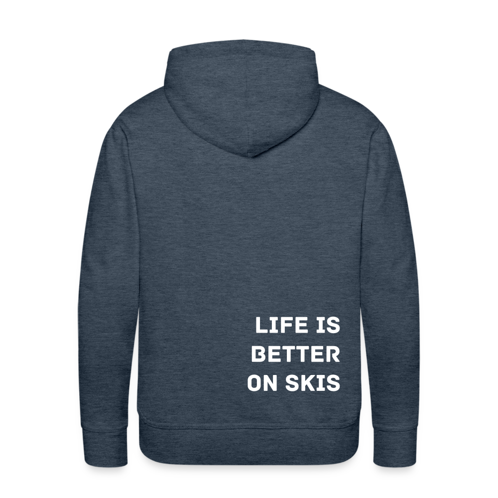 Life is better on skis 2 Hoodie - Jeansblau