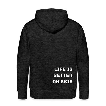 Life is better on skis 2 Hoodie - Anthrazit